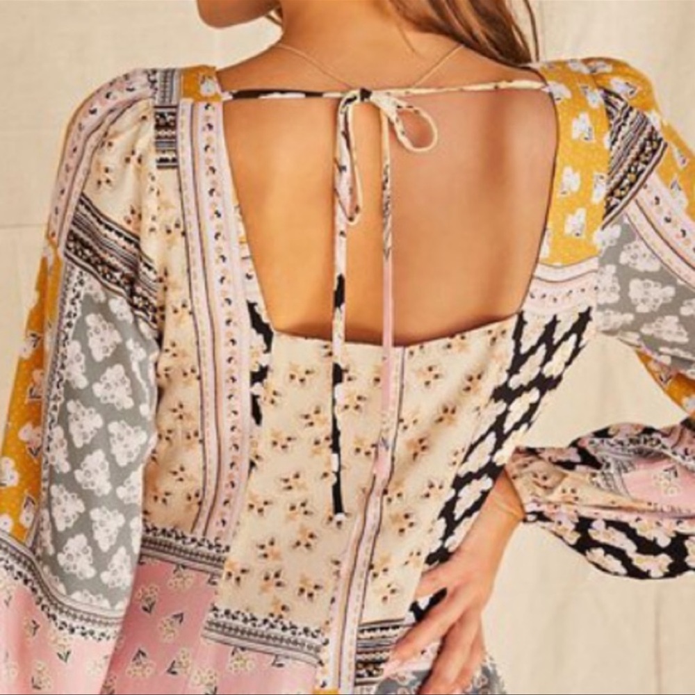 Light Patchwork Romper - image 2